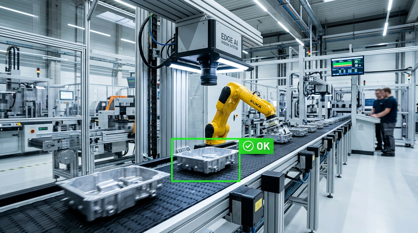 Sistem Inspeksi AI Computer Vision pada Conveyor Belt Industri