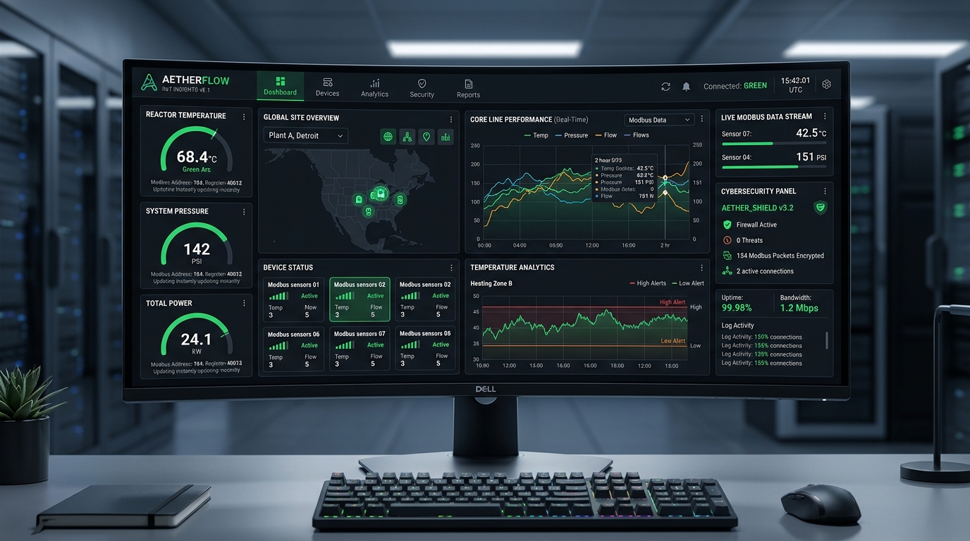 Sistem Dashboard SCADA Telemetri Real-Time Sayuswa Teknologi