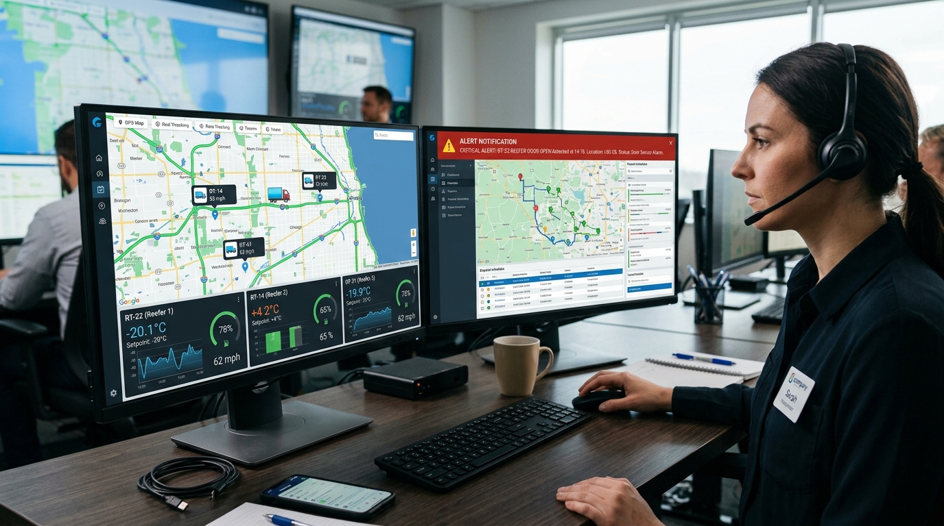 Fleet Telematics Control Room Map Dashboard Sayuswa