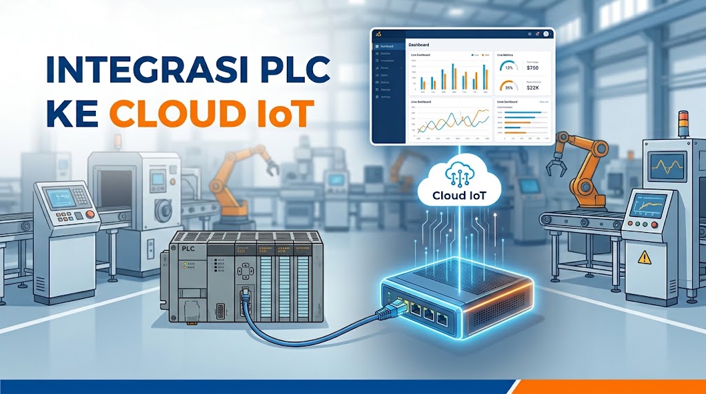 Integrasi PLC ke Cloud IoT Tanpa Downtime & Ubah Ladder Logic