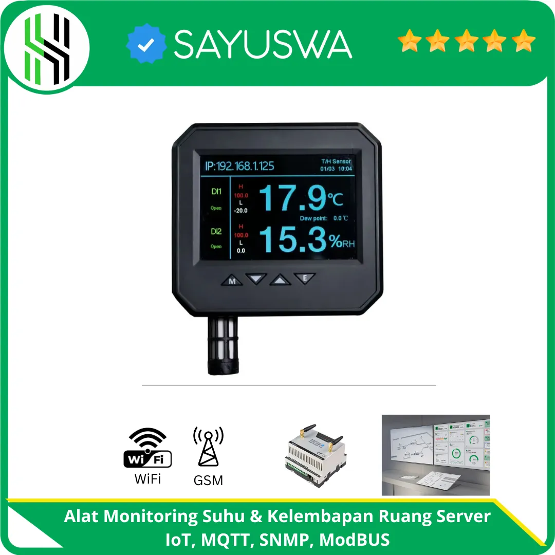 Alat Monitoring Suhu Dan Kelembapan Ruang Server IoT
