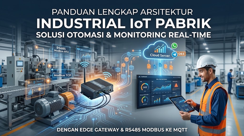 Panduan Lengkap Arsitektur Industrial IoT Pabrik & Otomasi Manufaktur
